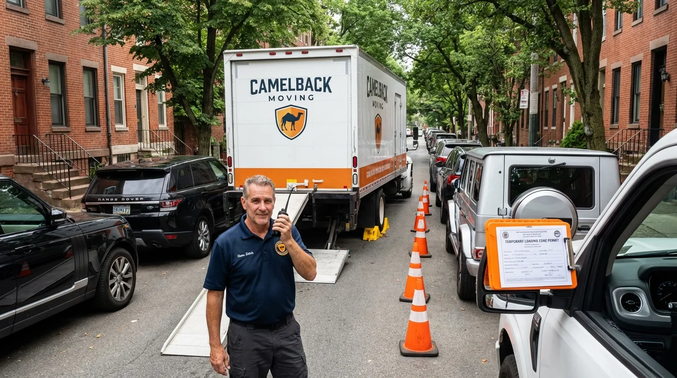 City street loading permit setup in Catasauqua, PA
