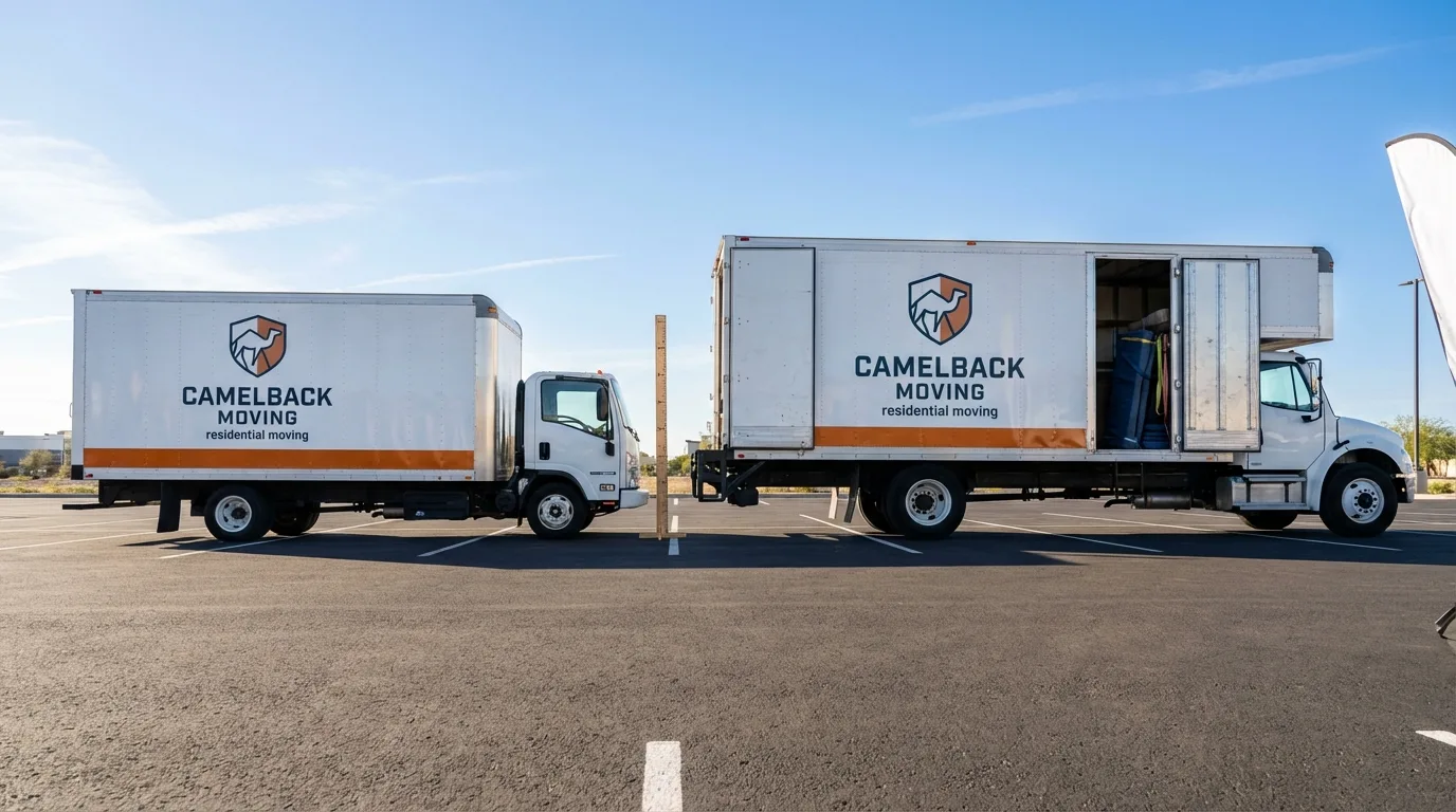 Moving truck size capacity guide in Catasauqua